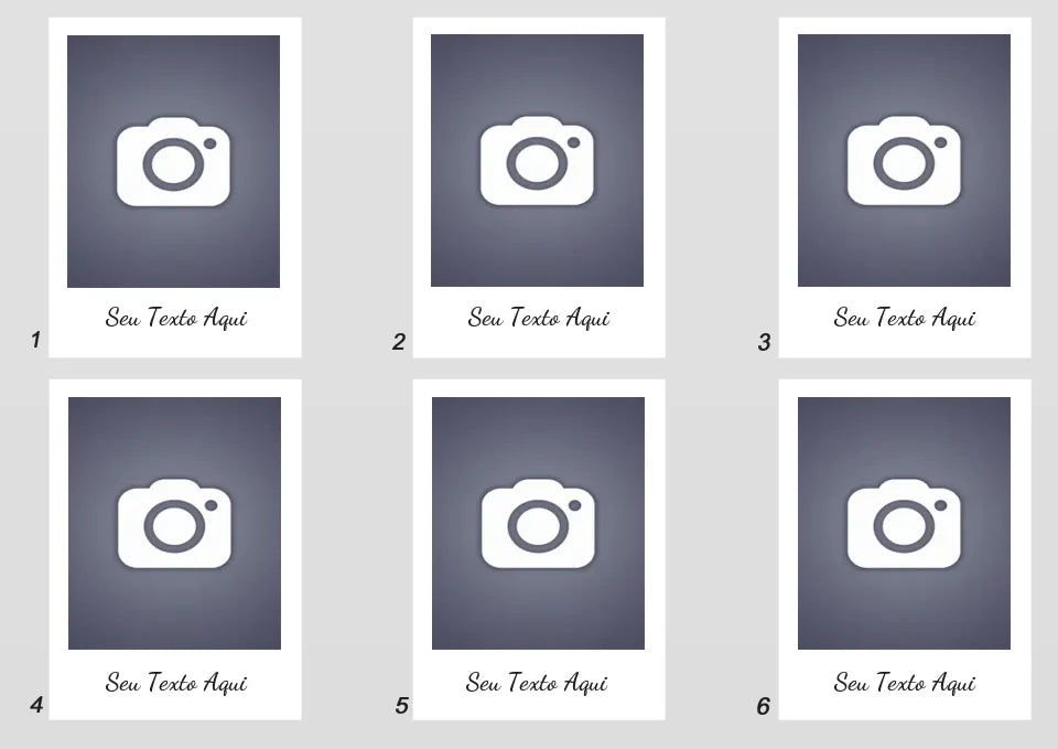 Cesta Simples (Polaroid) - Sem Quadro