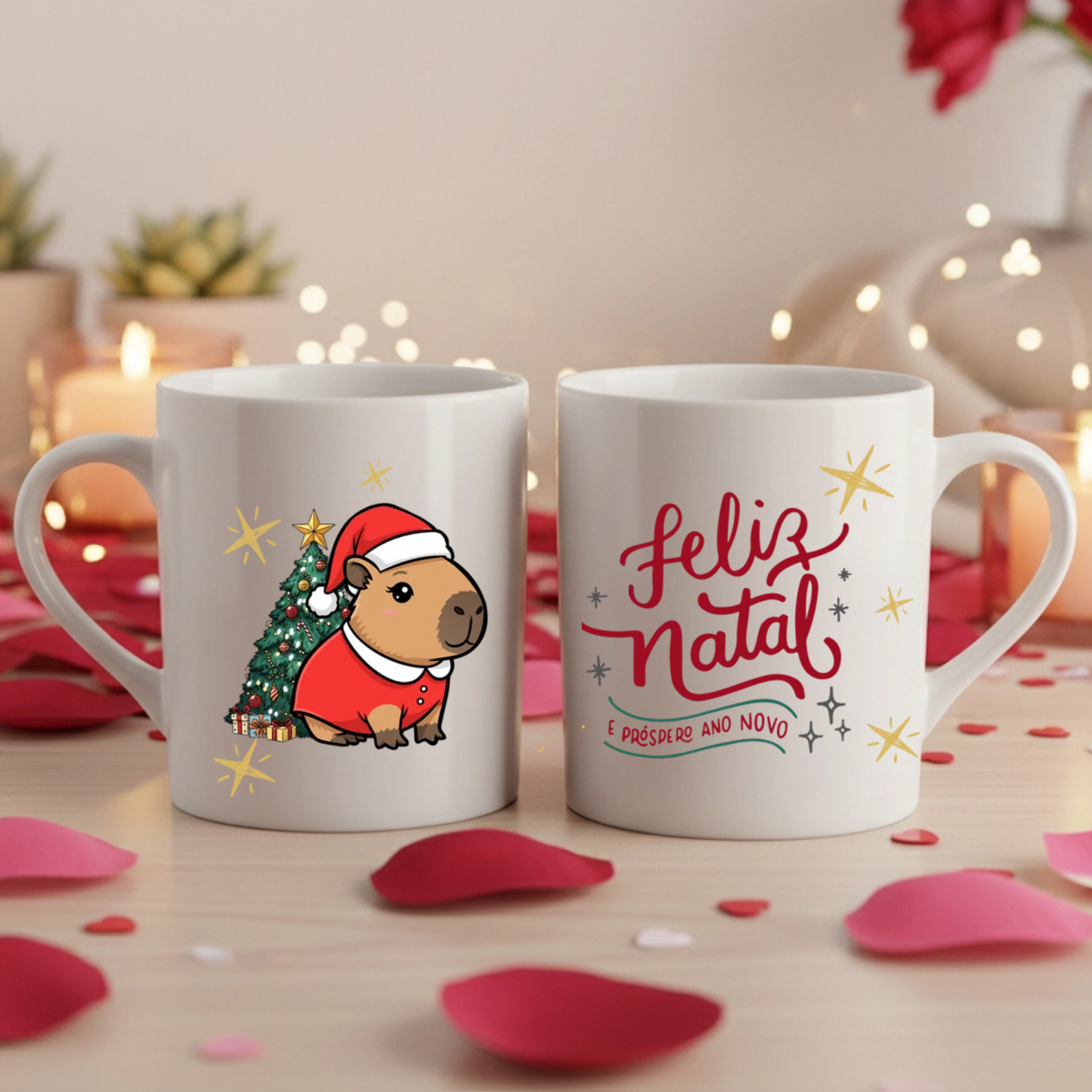 Caneca (Capivara Natalina)