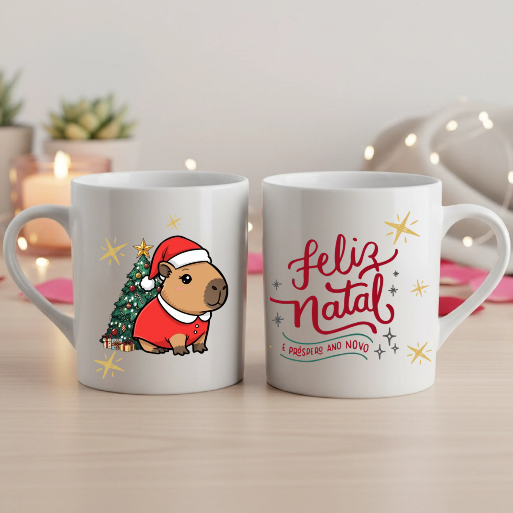 Caneca (Capivara Natalina)