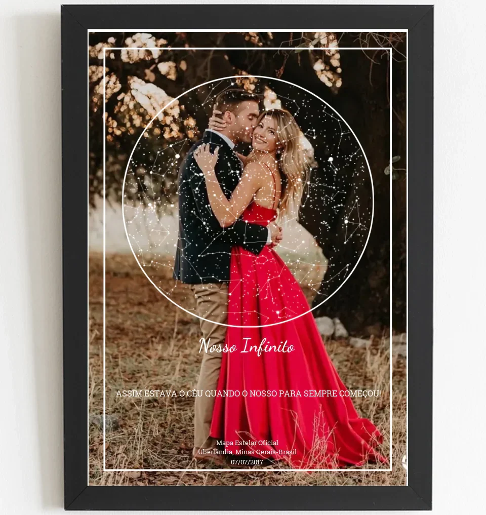 Cesta Simples Urso Natalino + Quadro